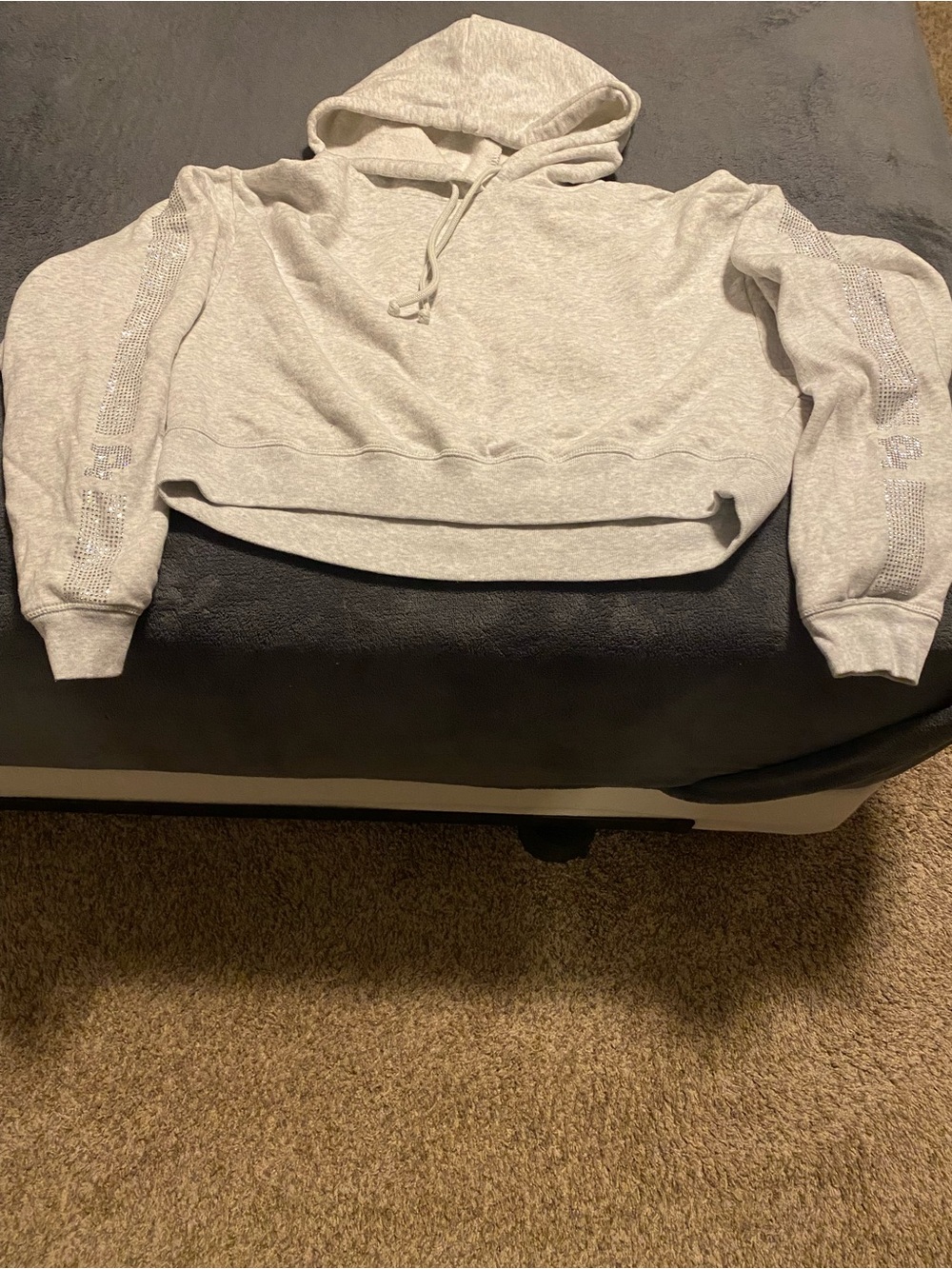 Pink Victoria’s Secret bling pullover hoodie